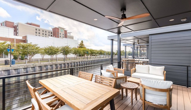 Santorini - Stay Afloat on Downtown Wilmington's Riverwalk