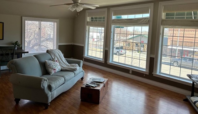 Spacious and light filled apartment in downtown Roundup, MT