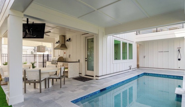Stunning Custom Home with Pool & Rooftop Deck