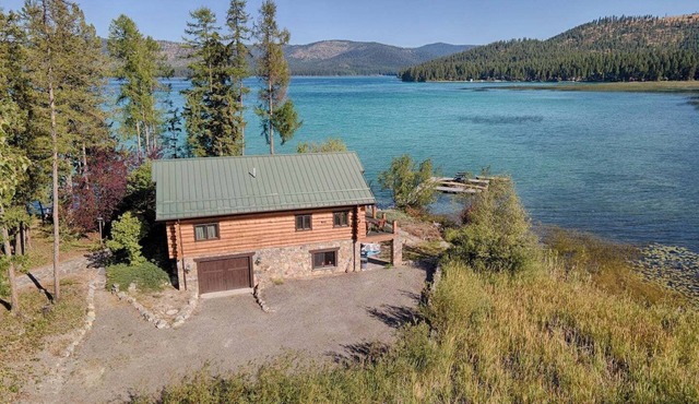 The Boat Motel on Ashley Lake- Where the mountains meet the water.
