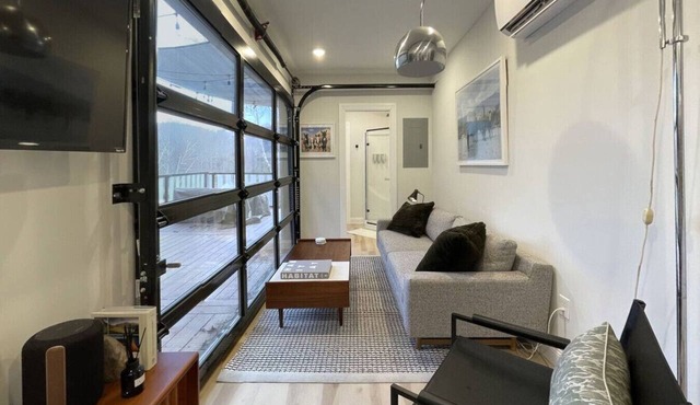 The Hideaway on Tacketts Shipping Container
