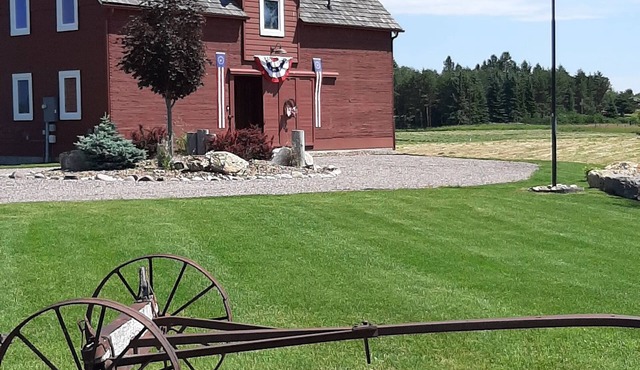 The Red Barn Retreat, a reclaimed grain barn centrally located in Kalispell MT