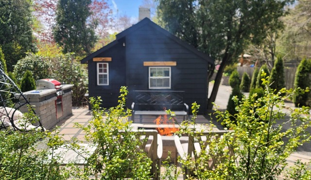 Tiny house experience steps to water.entire house