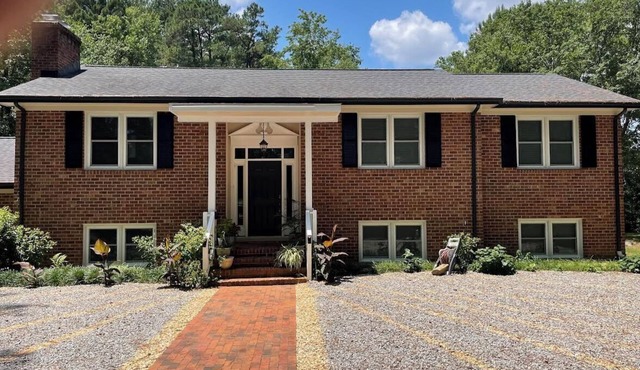 Top-level of a modern split-level home.