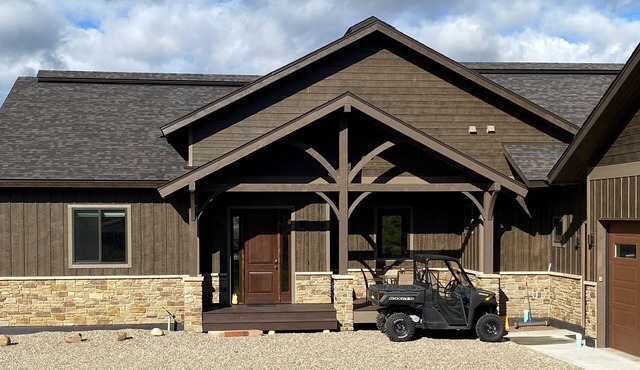 Views, views, views! Secluded setting over-looking beautiful Steamboat Lake.