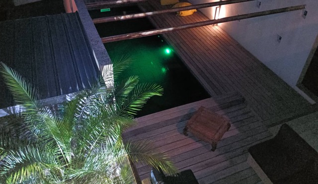 Villa Canopée, patio-pool 200 m from the beach