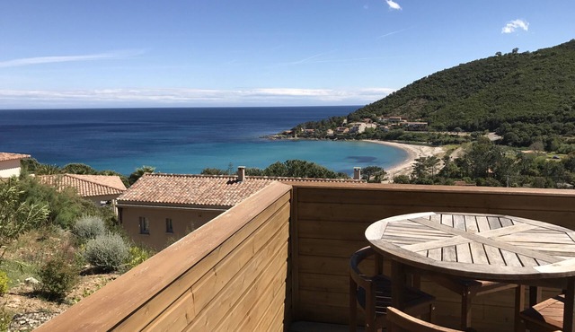 Villa clemat à Tarco vue mer, 7 pers, corse du sud, Sainte Lucie de Portovecchio