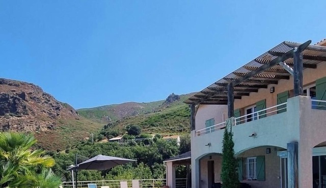 Villa CORSE gulf view Saint Florent private heated pool