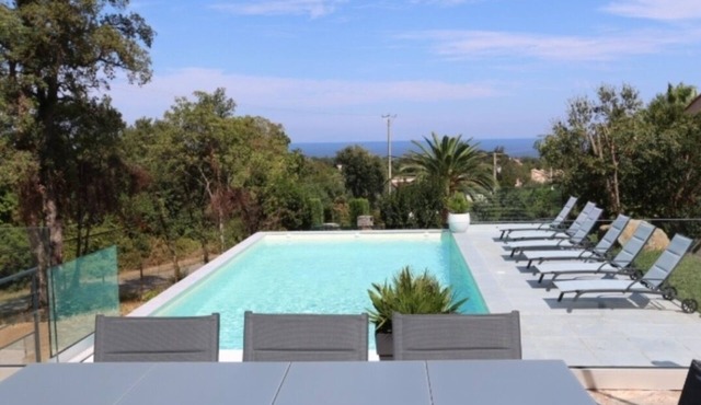 Villa CORSIC' HOUSE air-conditioned 8 persons SEA VIEW! Between Mountain and Sea