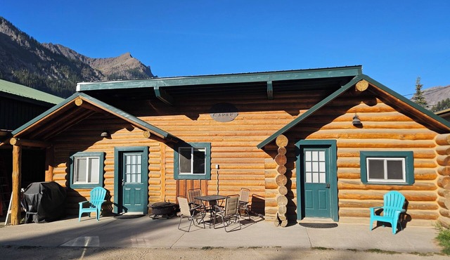 Vintage Cooke City cabins in the heart of Downtown Cooke City, Montana