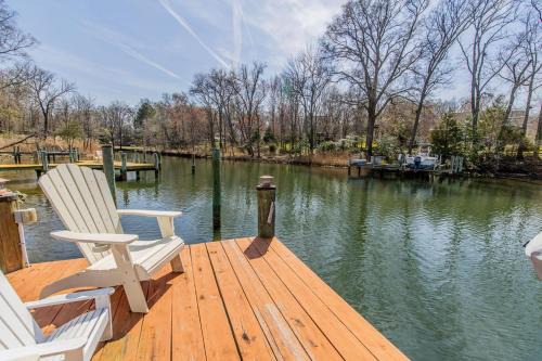 Waterfront Retreat Dock, Views, Near Annapolis