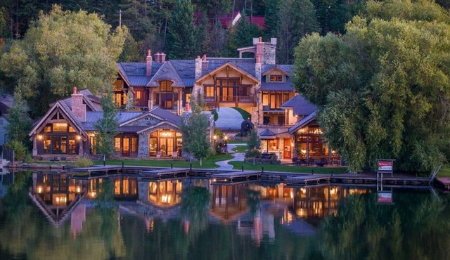 Waterfront with Private Dock at Bear Dance! Flathead Lake!