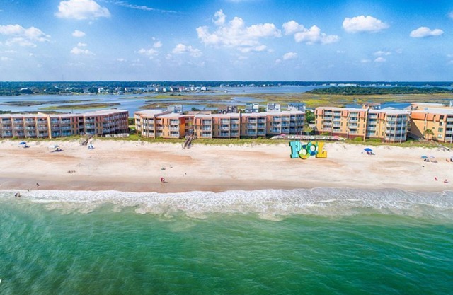 Topsail Dunes 2304 Oceanfront! | Community Pool, Grill Area
