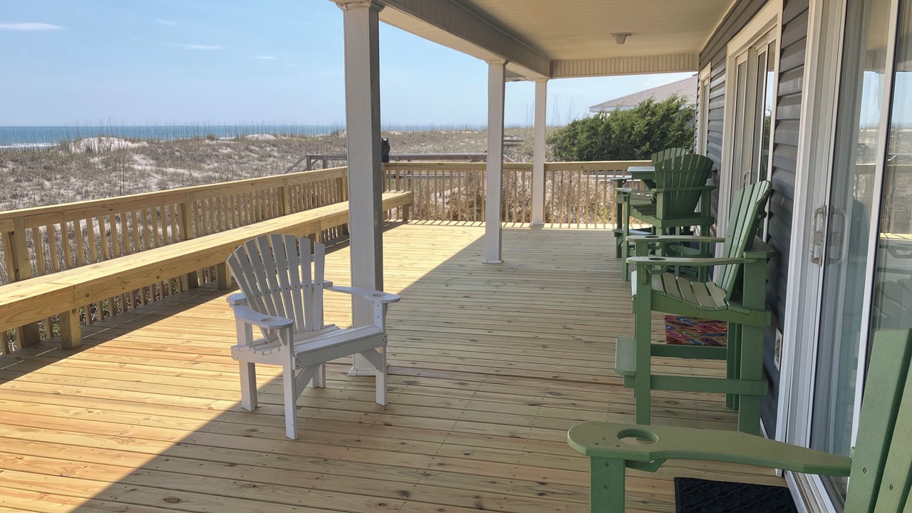 Photo of Patio Balcony in Topsail Beach