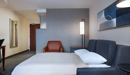 Room, 1 King Bed with Sofa bed (Mobility/Hearing Access, Roll-In Shwr)