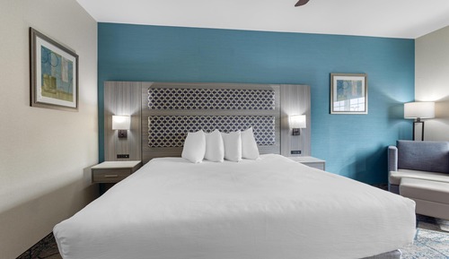 Standard Room, 1 King Bed, Non Smoking, Refrigerator & Microwave