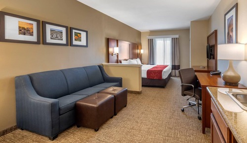 Suite, 1 King Bed with Sofa bed, Non Smoking