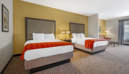 Suite, 2 Queen Beds, Accessible, Refrigerator (with Single Sofabed)