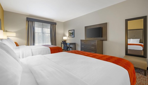 Standard Room, 2 Queen Beds, Non Smoking, Refrigerator