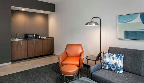 Suite, 1 King Bed with Sofa bed, City View