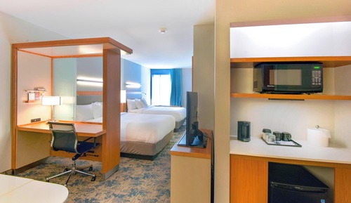 Suite, Multiple Beds, Roll-in Shower