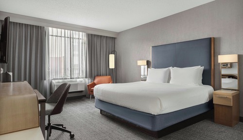 Room, 1 King Bed with Sofa bed, Hearing Accessible (Roll-in Shower)