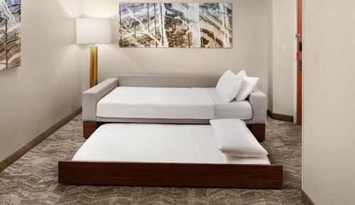Suite, 1 King Bed with Sofa bed, Hearing Accessible (Accessible Bathtub)