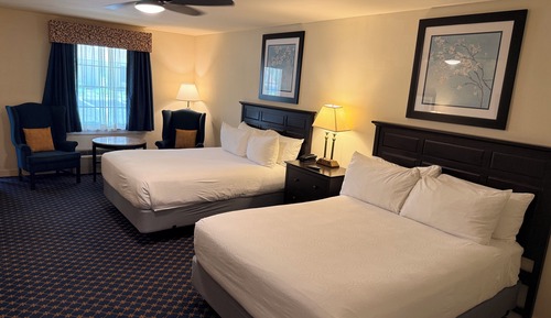 Standard Room, 2 Queen Beds, Non Smoking, Refrigerator & Microwave