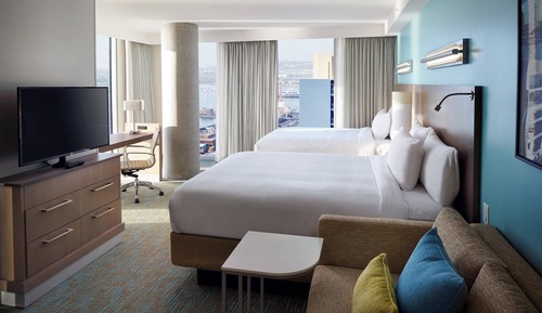 Studio Suite, Multiple Beds, Bay View (Corner)