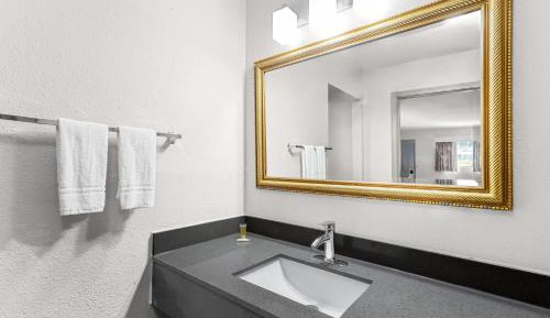 Double Room with Two Double Beds and Roll-in Shower - Mobility Access/Non-Smoking
